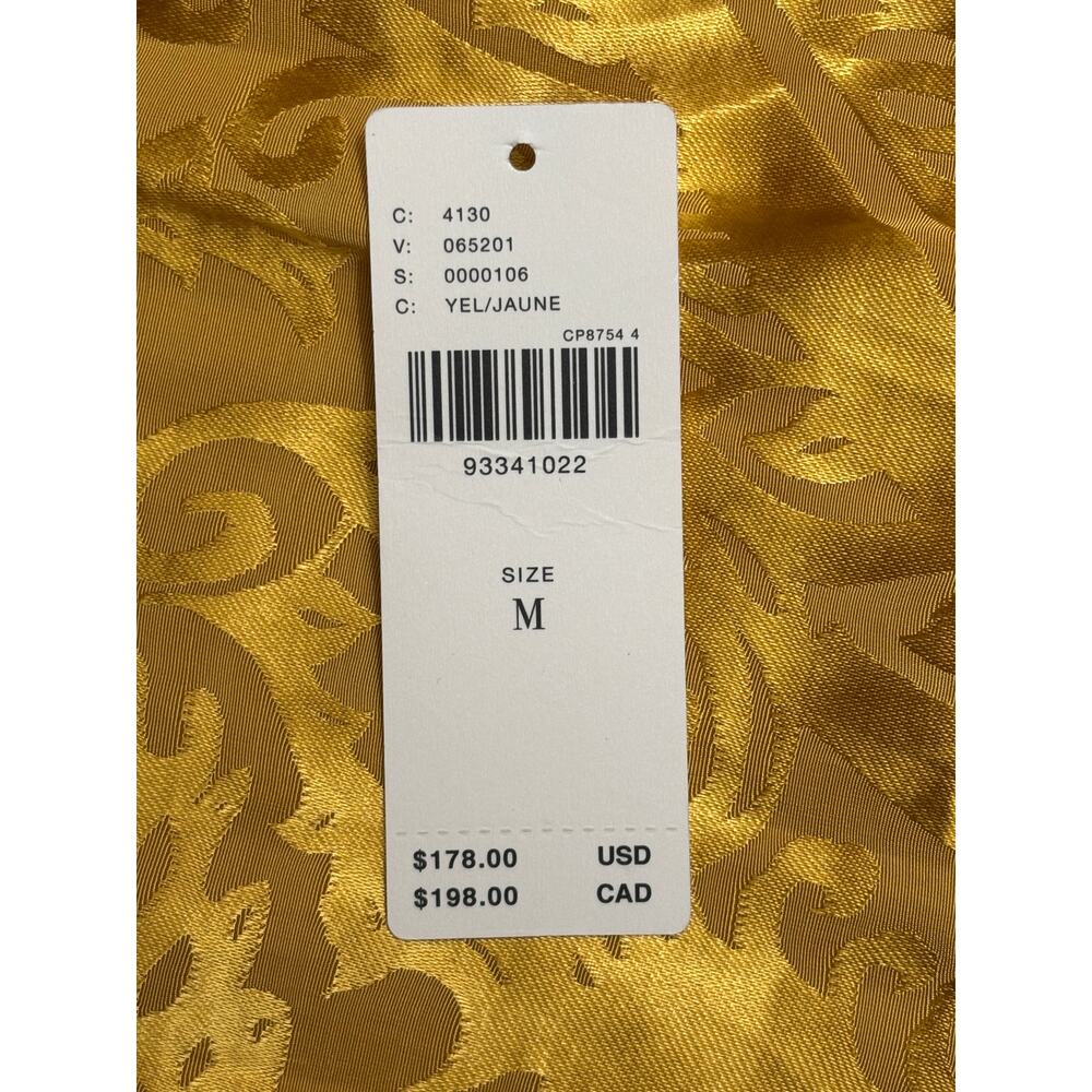 By Anthropologie The Somerset Long-Sleeve Maxi Dress Mock-Neck Gold Size M $178 - Picture 10 of 13